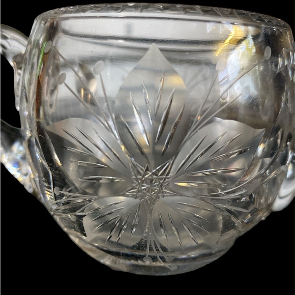 Vintage Hawkes sugar bowl and creamer set - Picture 8 of 10